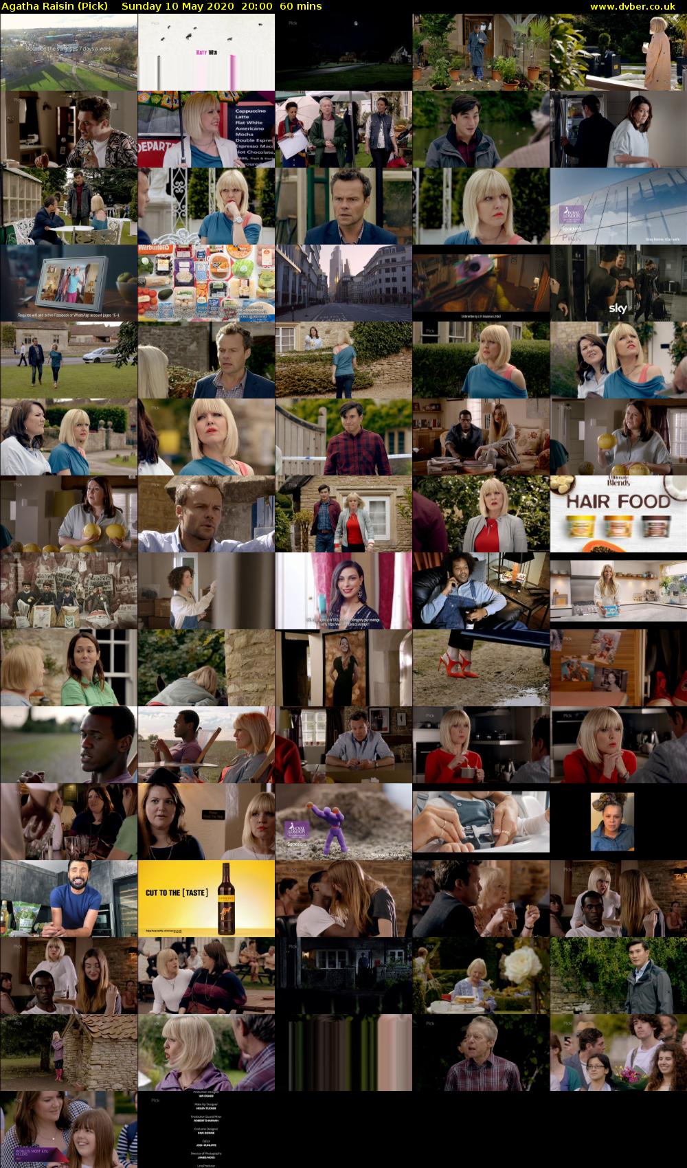 Agatha Raisin (Pick) Sunday 10 May 2020 20:00 - 21:00