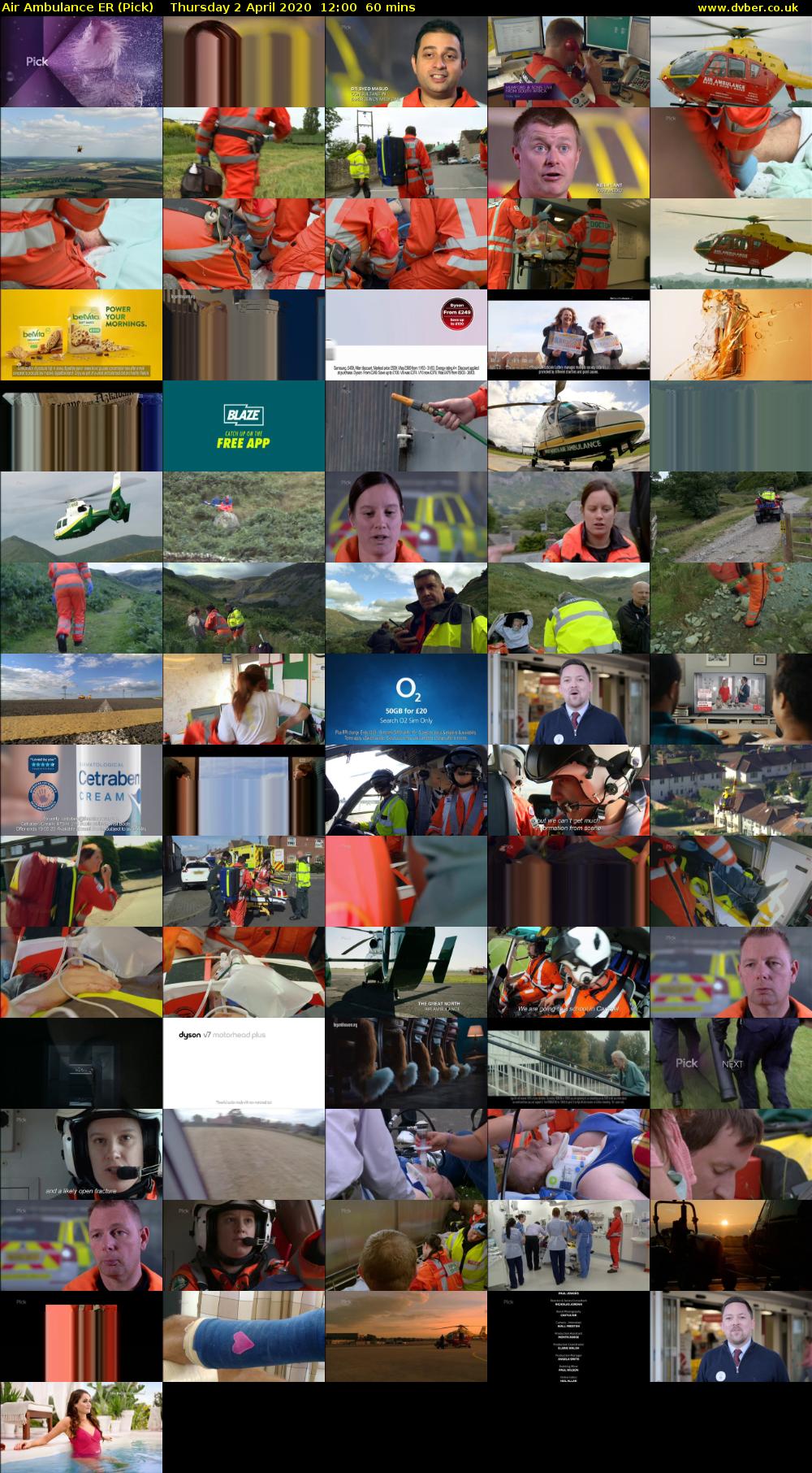 Air Ambulance ER (Pick) Thursday 2 April 2020 12:00 - 13:00