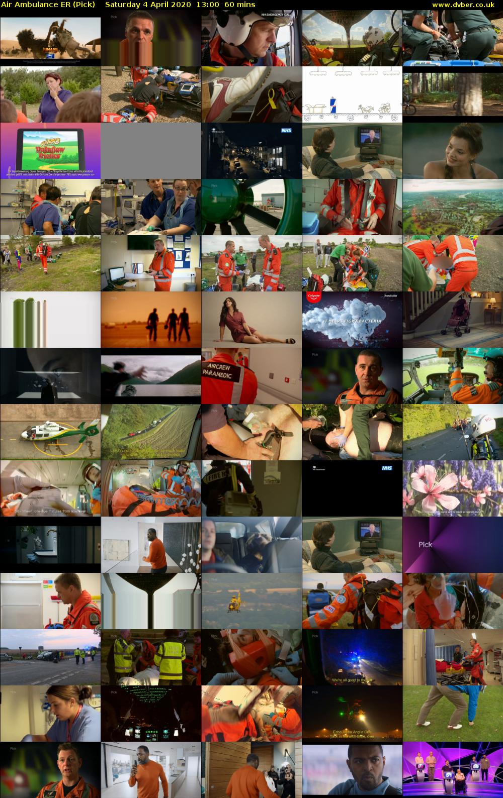 Air Ambulance ER (Pick) Saturday 4 April 2020 13:00 - 14:00