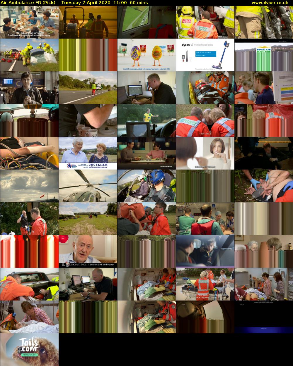 Air Ambulance ER (Pick) Tuesday 7 April 2020 11:00 - 12:00