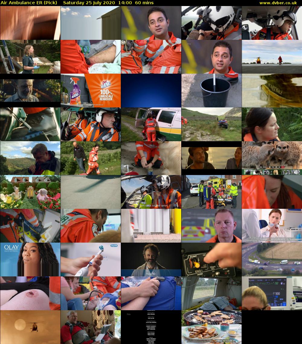Air Ambulance ER (Pick) Saturday 25 July 2020 14:00 - 15:00