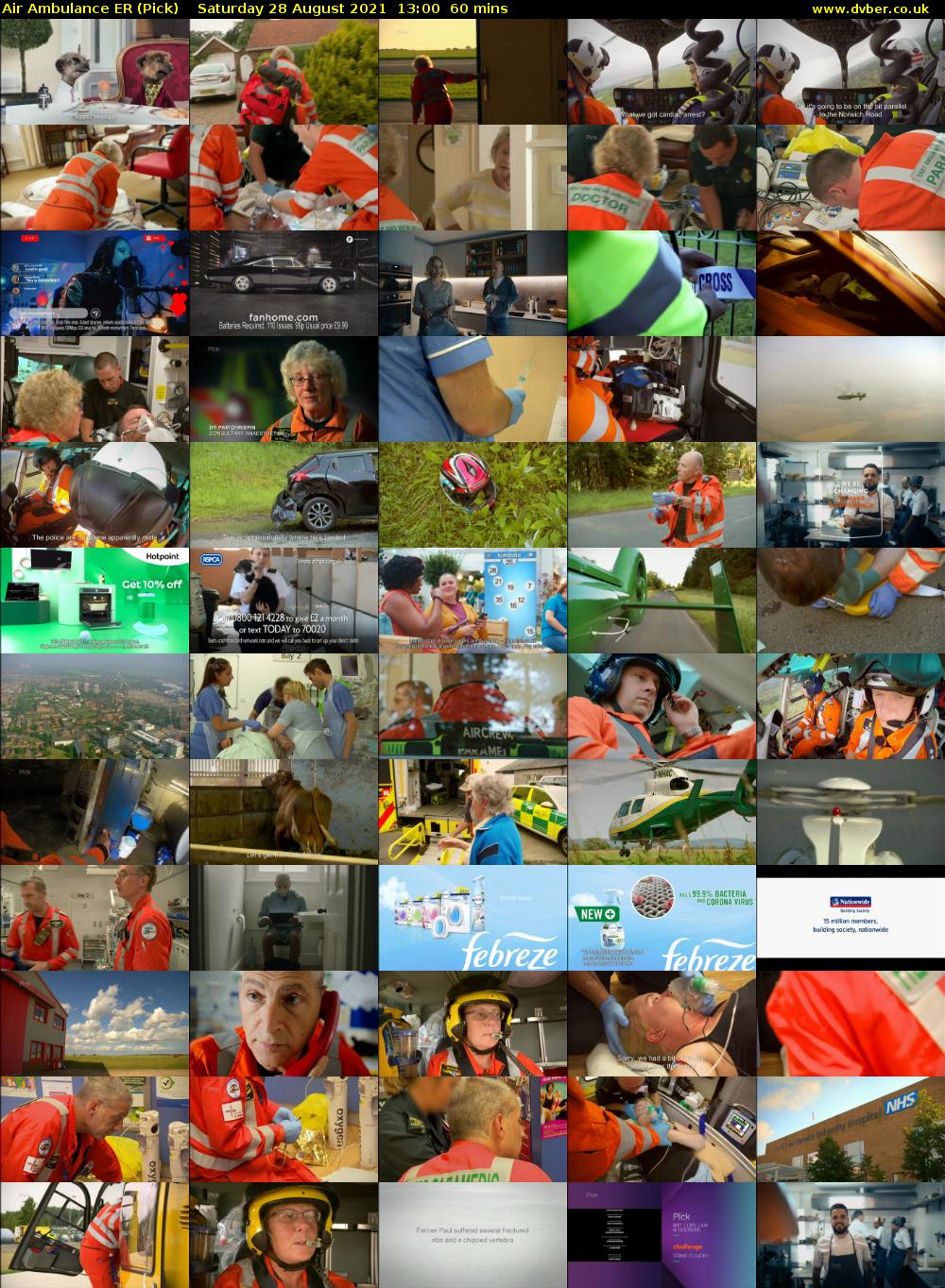 Air Ambulance ER (Pick) Saturday 28 August 2021 14:00 - 15:00