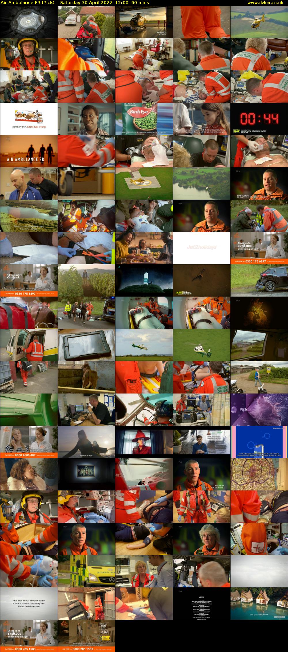 Air Ambulance ER (Pick) Saturday 30 April 2022 12:00 - 13:00