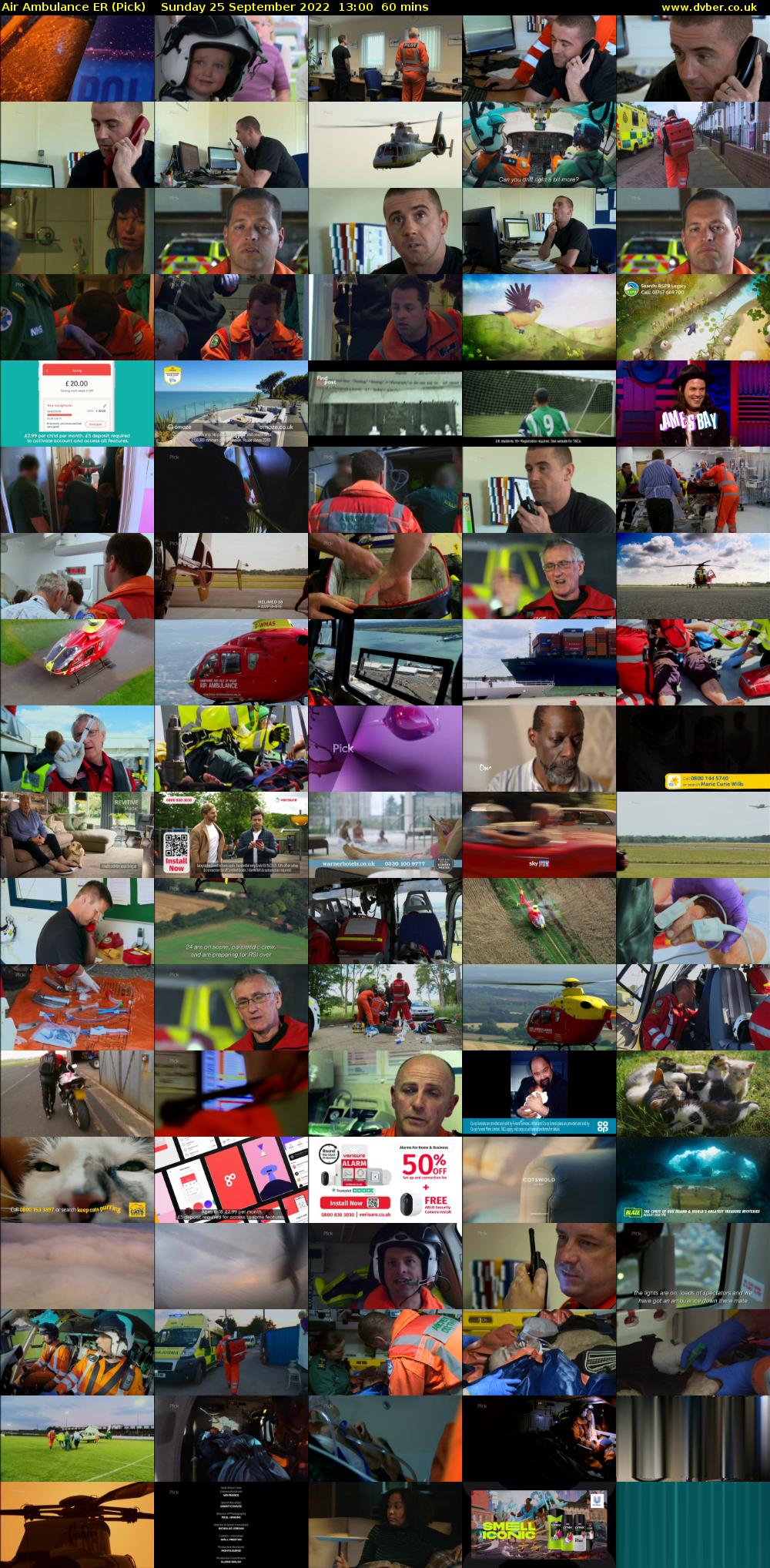 Air Ambulance ER (Pick) Sunday 25 September 2022 13:00 - 14:00