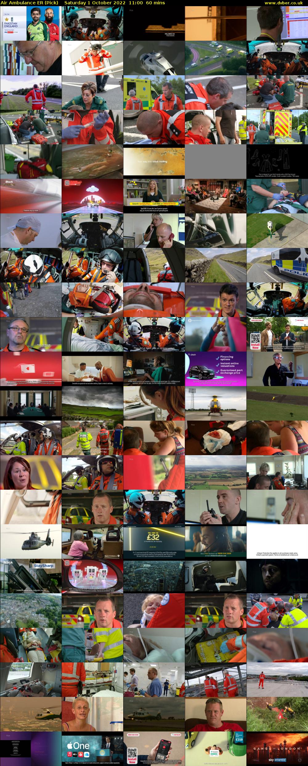Air Ambulance ER (Pick) Saturday 1 October 2022 11:00 - 12:00