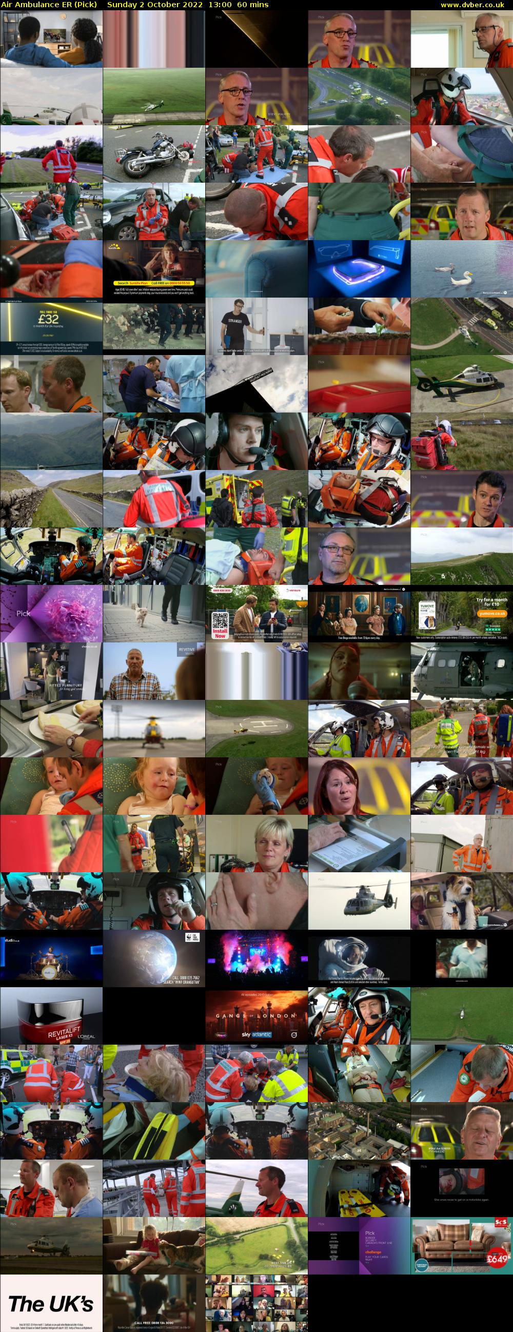 Air Ambulance ER (Pick) Sunday 2 October 2022 13:00 - 14:00
