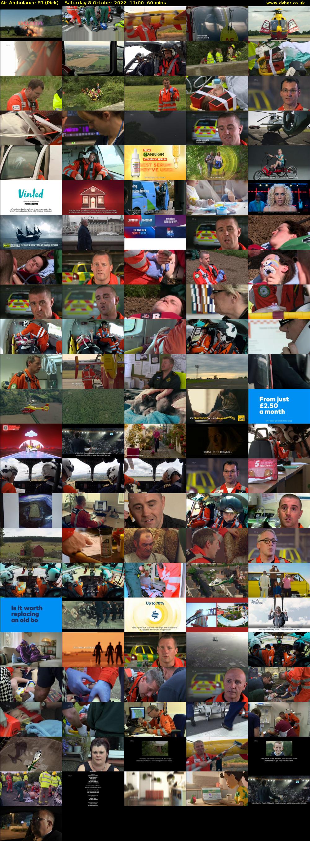 Air Ambulance ER (Pick) Saturday 8 October 2022 11:00 - 12:00