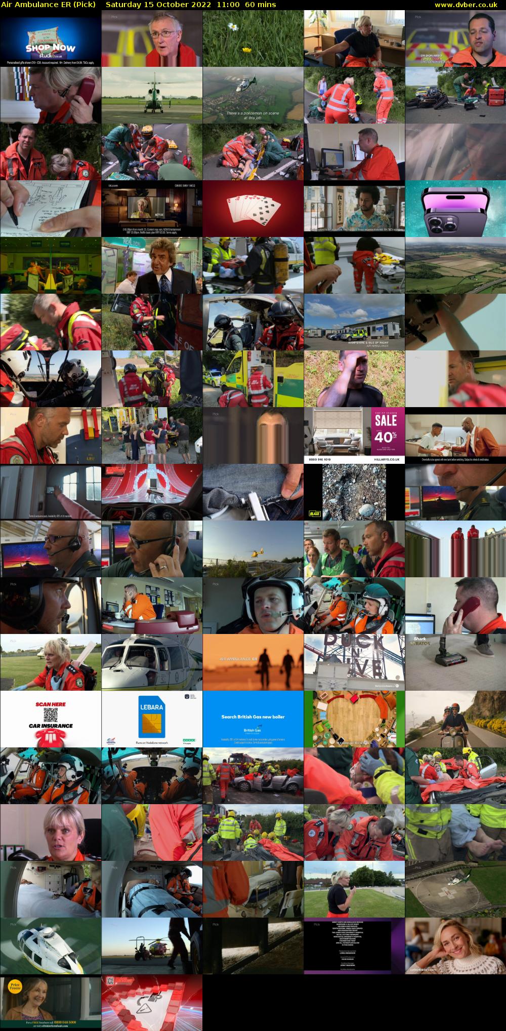 Air Ambulance ER (Pick) Saturday 15 October 2022 11:00 - 12:00