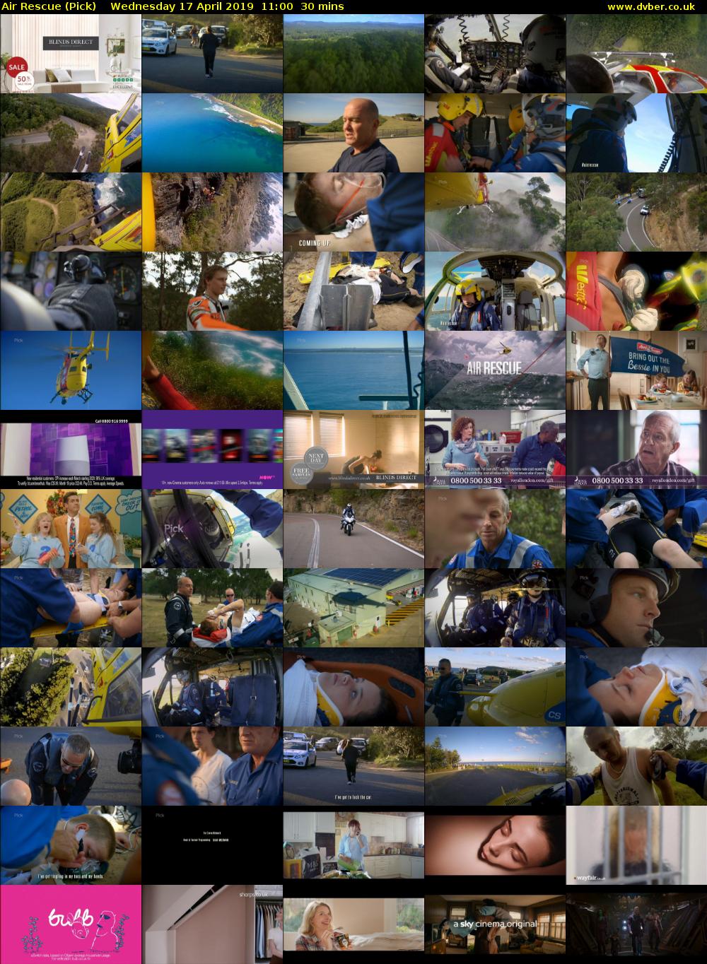 Air Rescue (Pick) Wednesday 17 April 2019 11:00 - 11:30