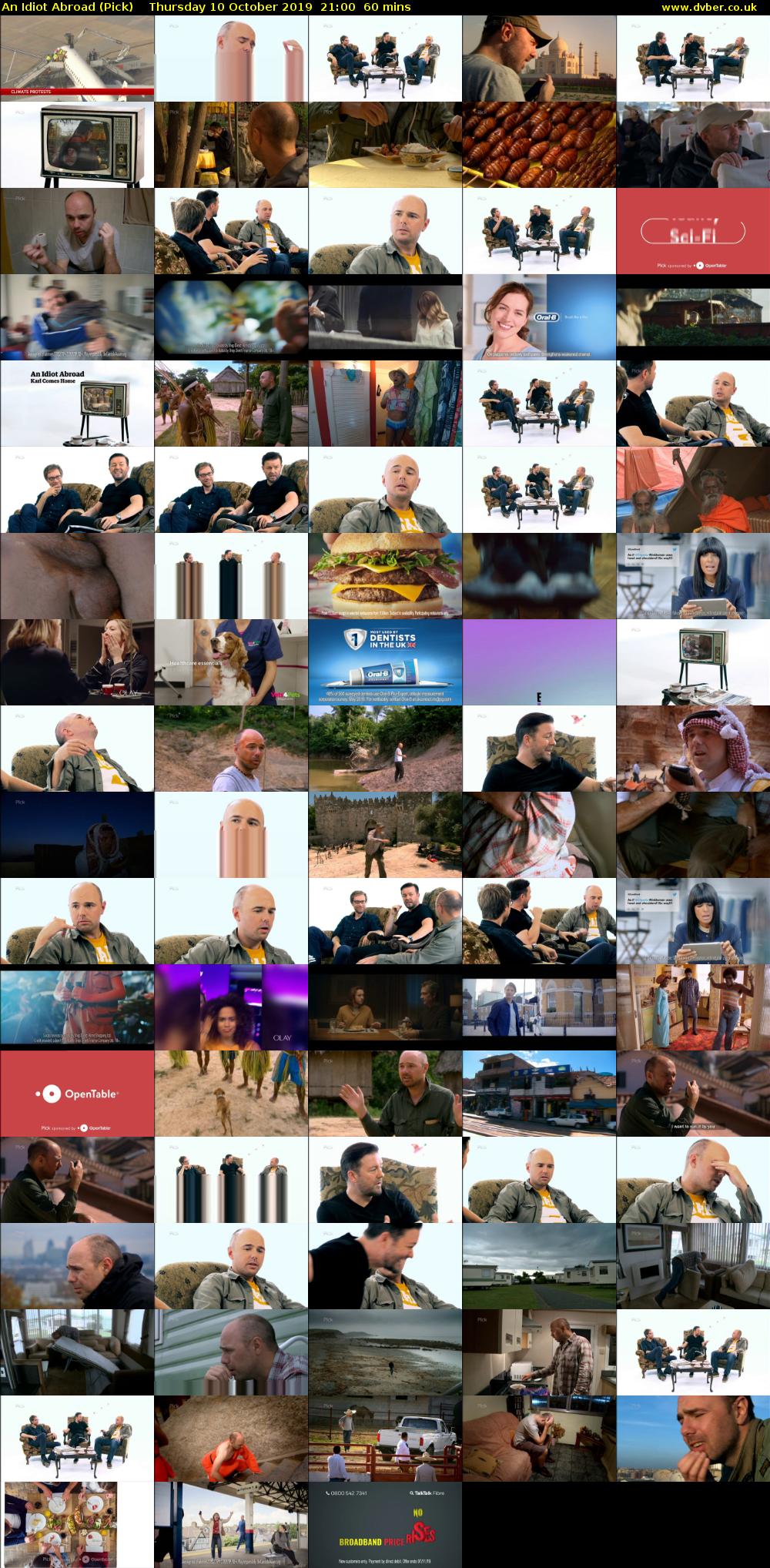 An Idiot Abroad (Pick) Thursday 10 October 2019 21:00 - 22:00