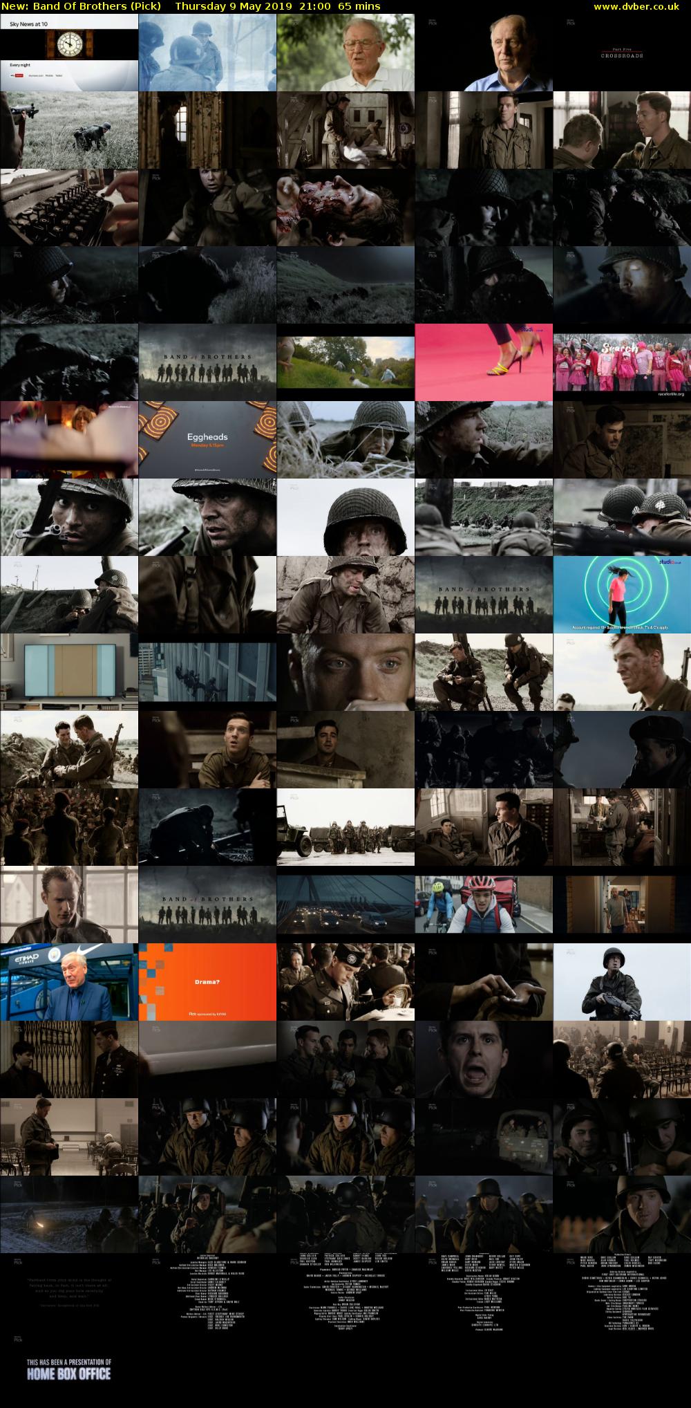 Band Of Brothers (Pick) Thursday 9 May 2019 21:00 - 22:05