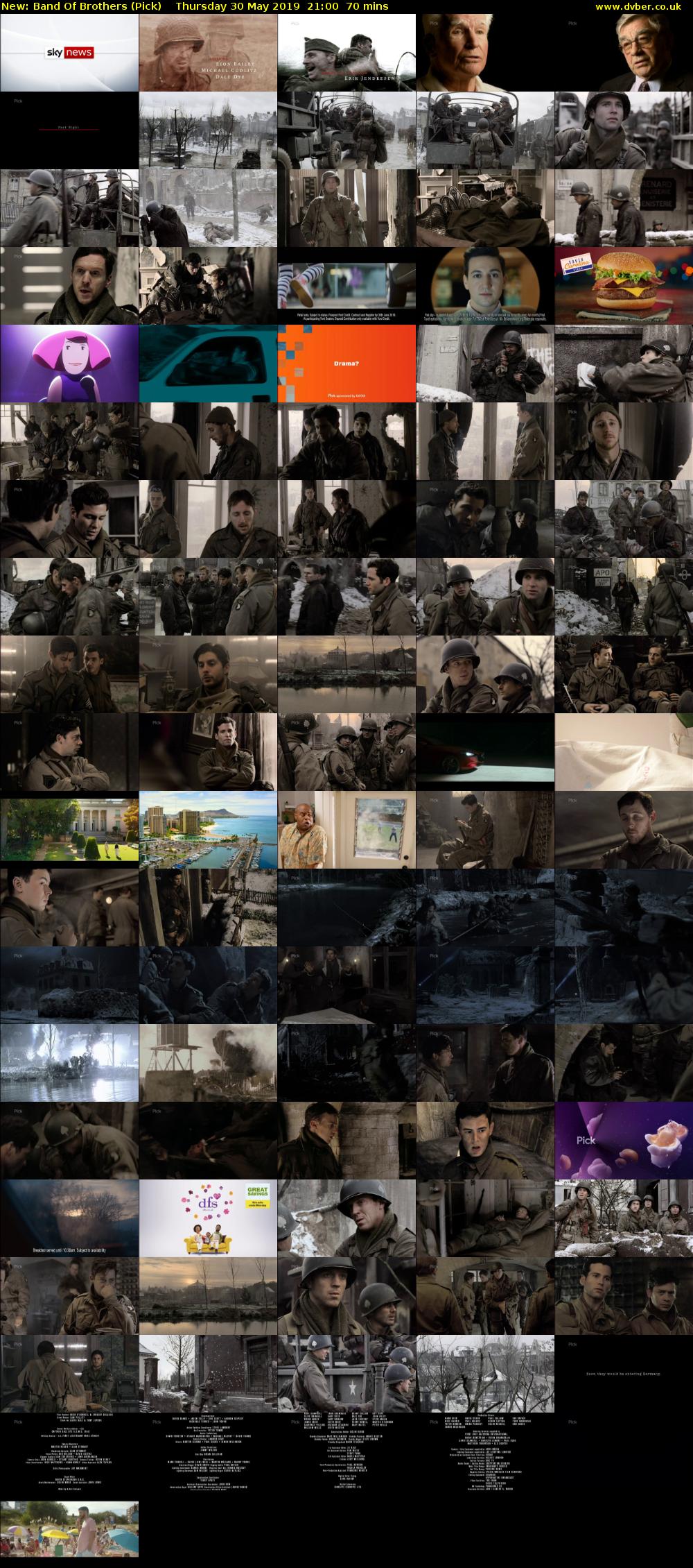 Band Of Brothers (Pick) Thursday 30 May 2019 21:00 - 22:10
