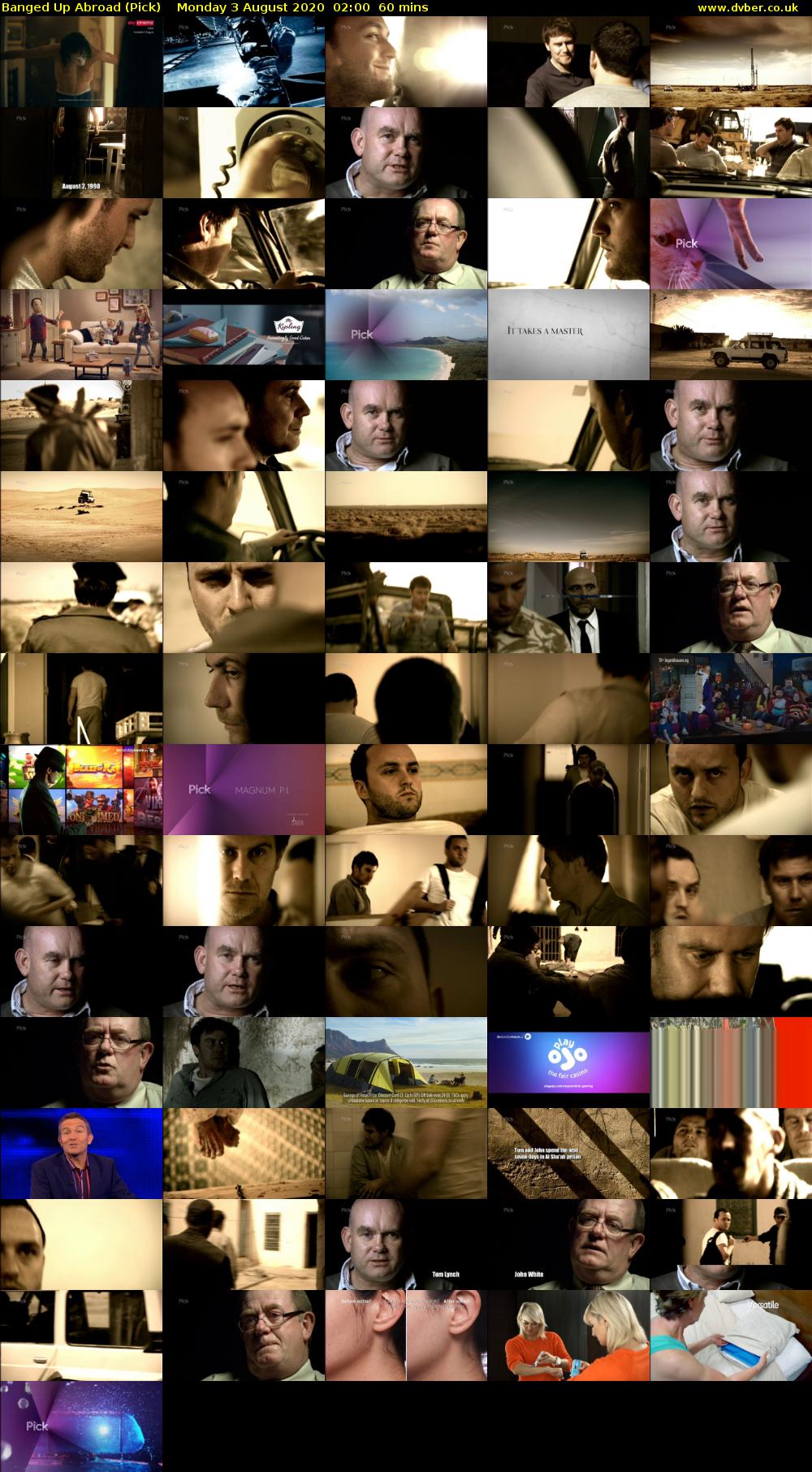 Banged Up Abroad (Pick) Monday 3 August 2020 02:00 - 03:00