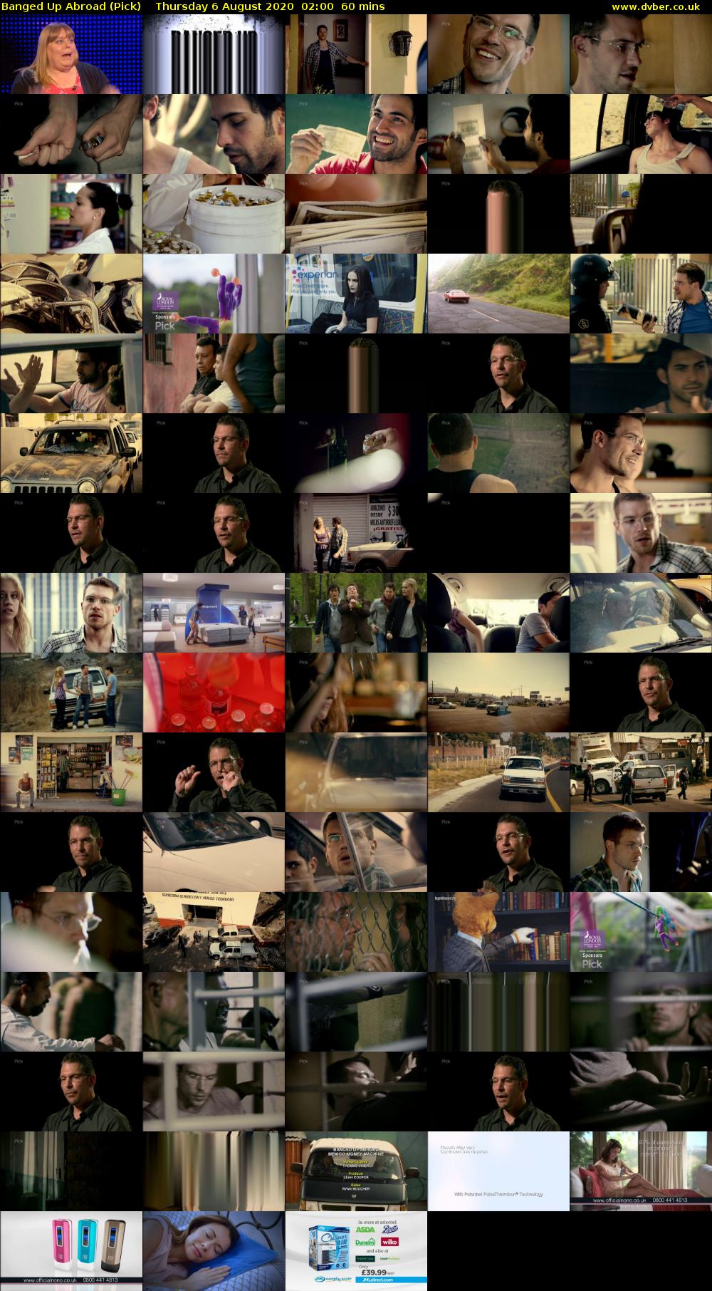 Banged Up Abroad (Pick) Thursday 6 August 2020 02:00 - 03:00