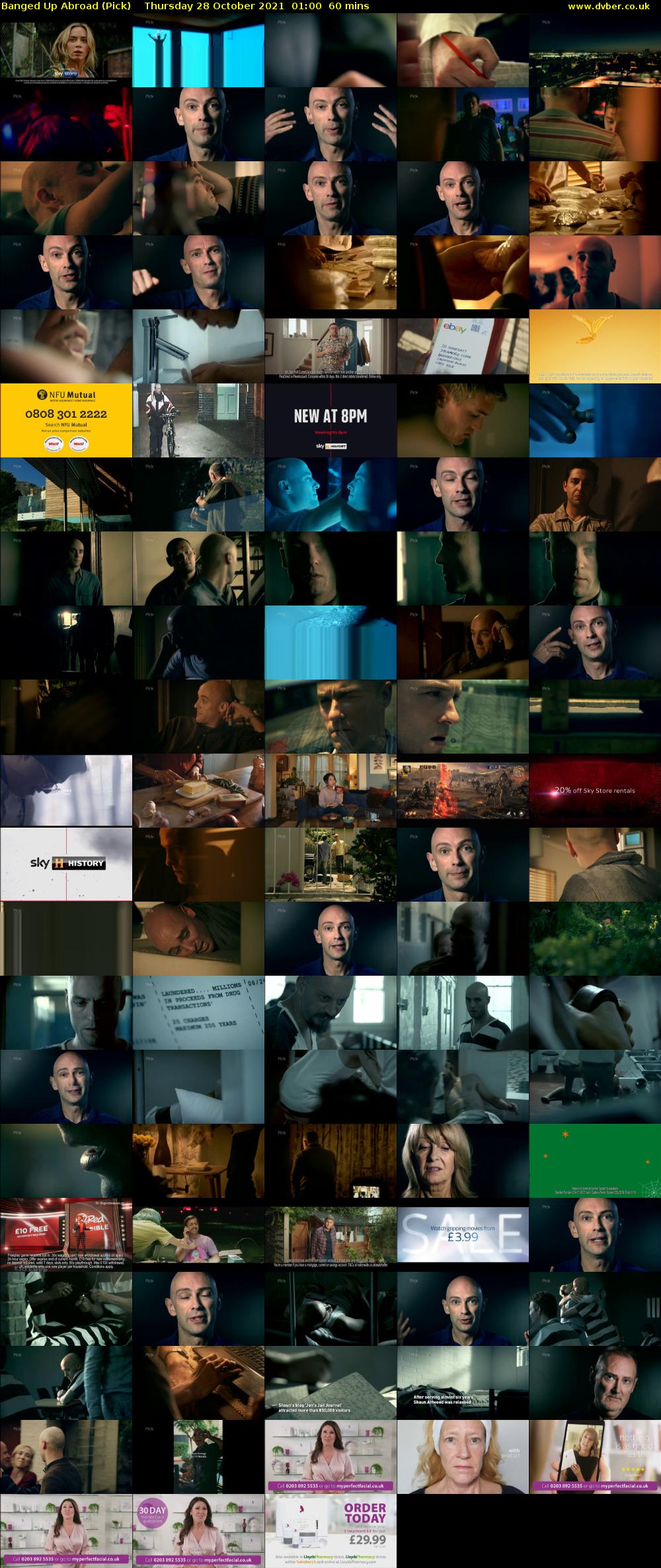 Banged Up Abroad (Pick) Thursday 28 October 2021 01:00 - 02:00