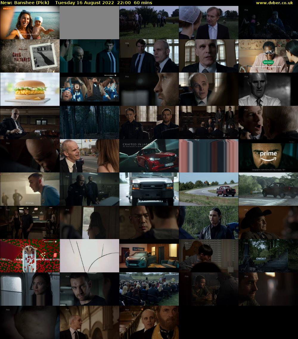 Banshee (Pick) Tuesday 16 August 2022 22:00 - 23:00