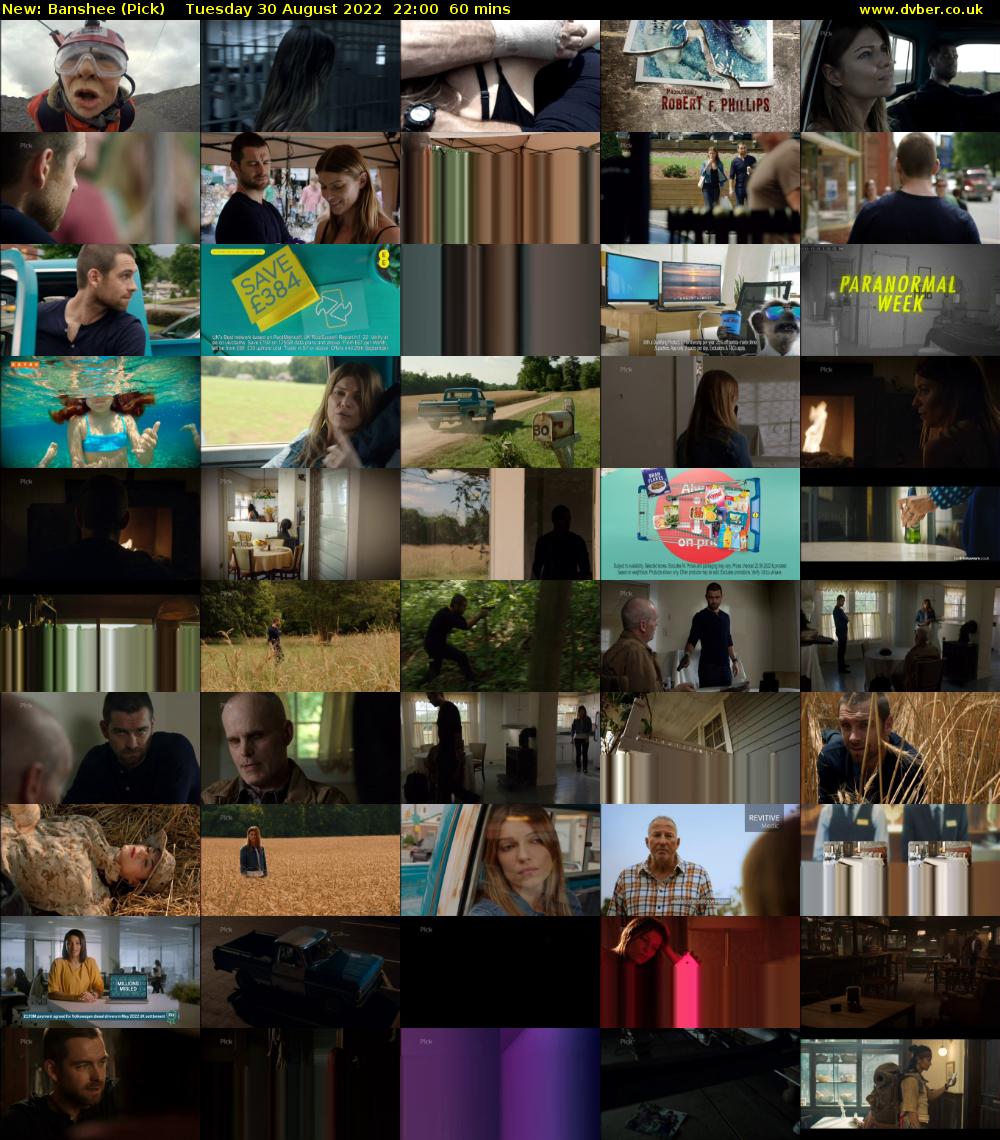Banshee (Pick) Tuesday 30 August 2022 22:00 - 23:00