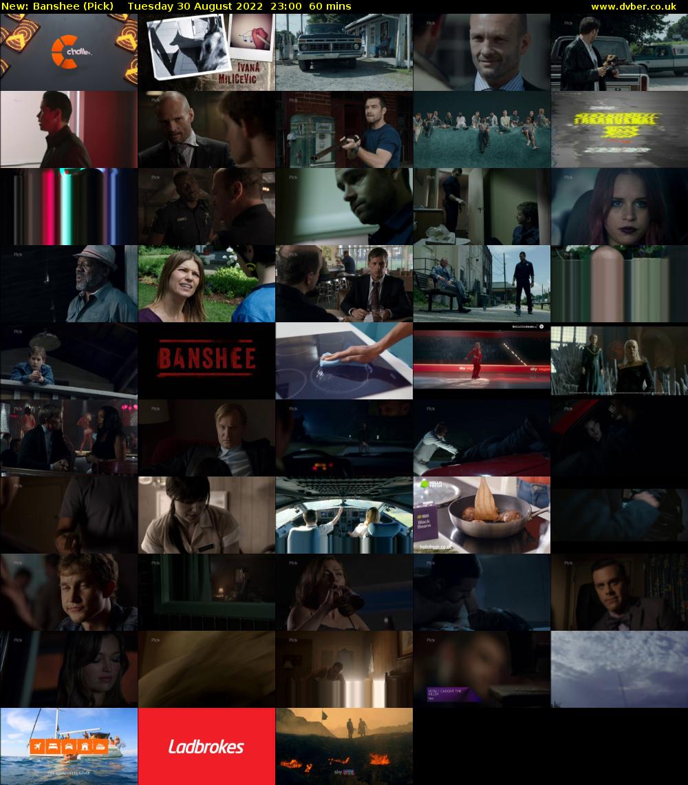 Banshee (Pick) Tuesday 30 August 2022 23:00 - 00:00