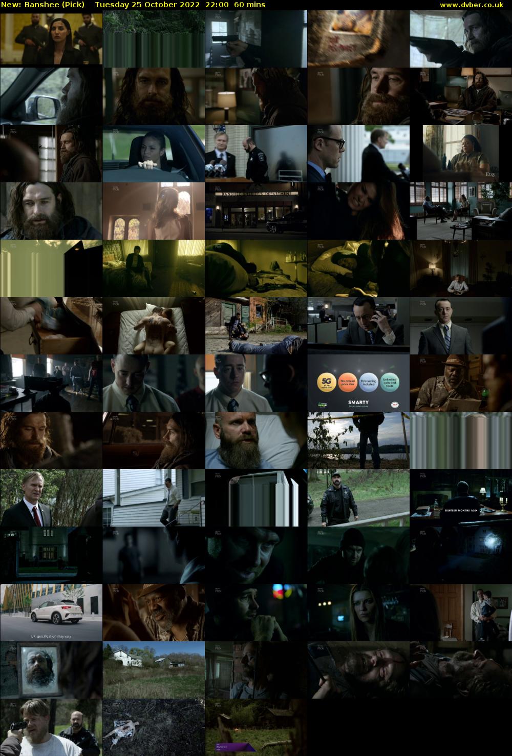 Banshee (Pick) Tuesday 25 October 2022 22:00 - 23:00