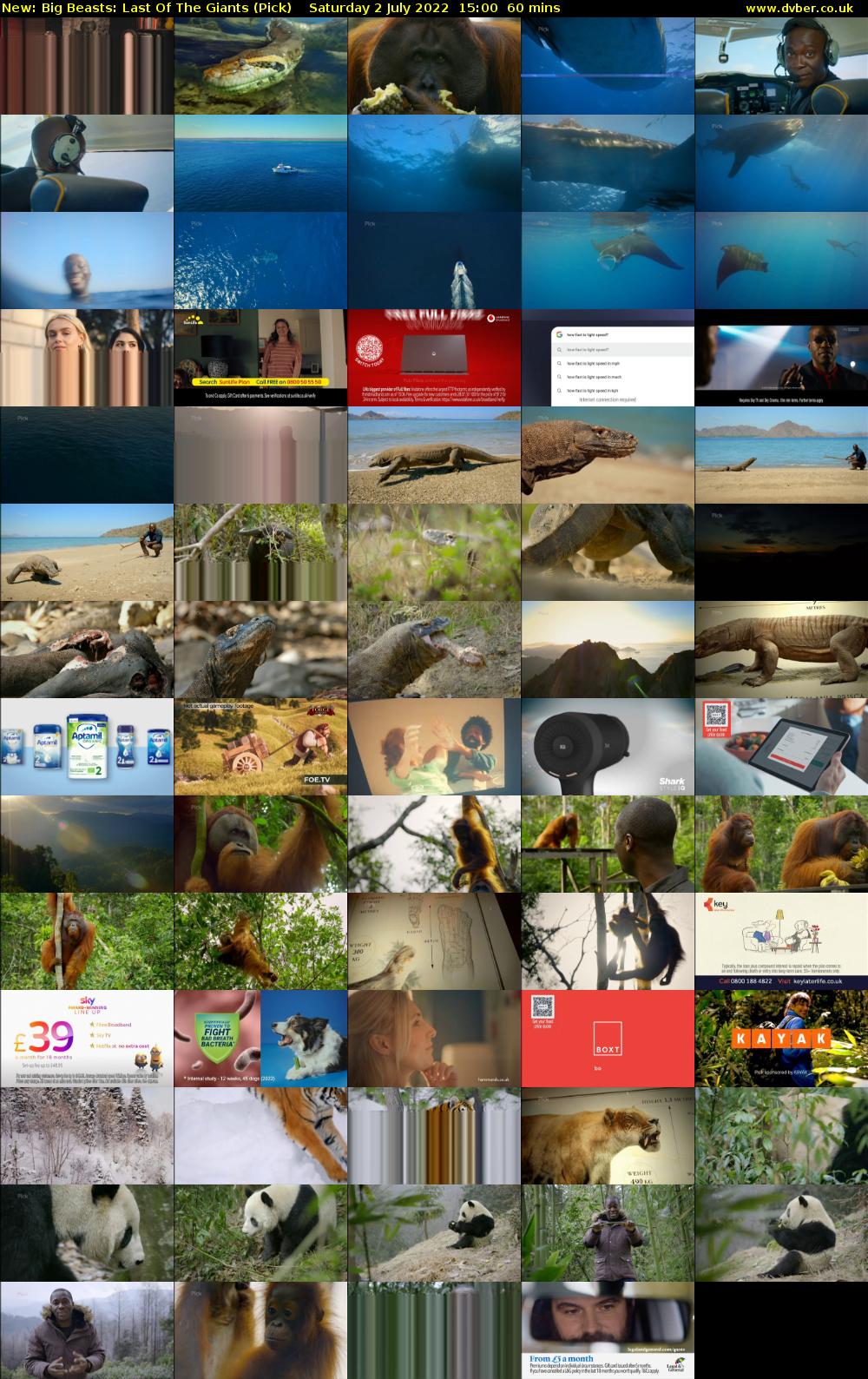 Big Beasts: Last Of The Giants (Pick) Saturday 2 July 2022 15:00 - 16:00