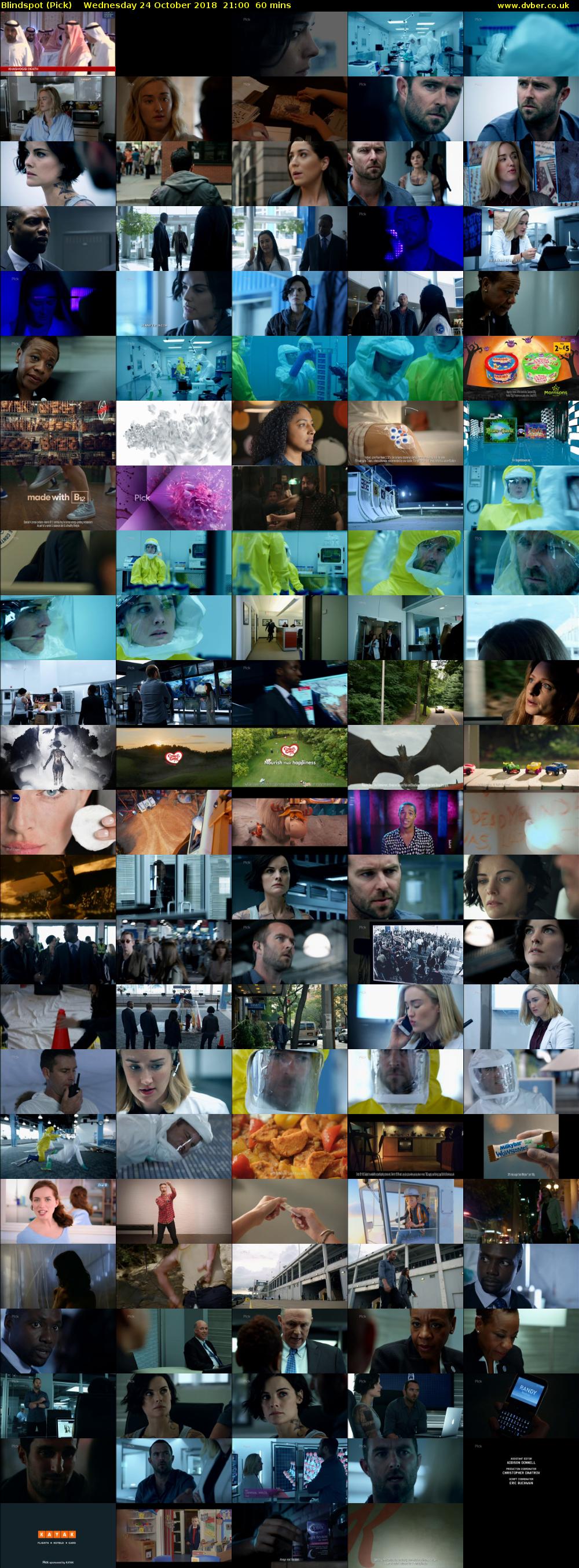 Blindspot (Pick) Wednesday 24 October 2018 21:00 - 22:00