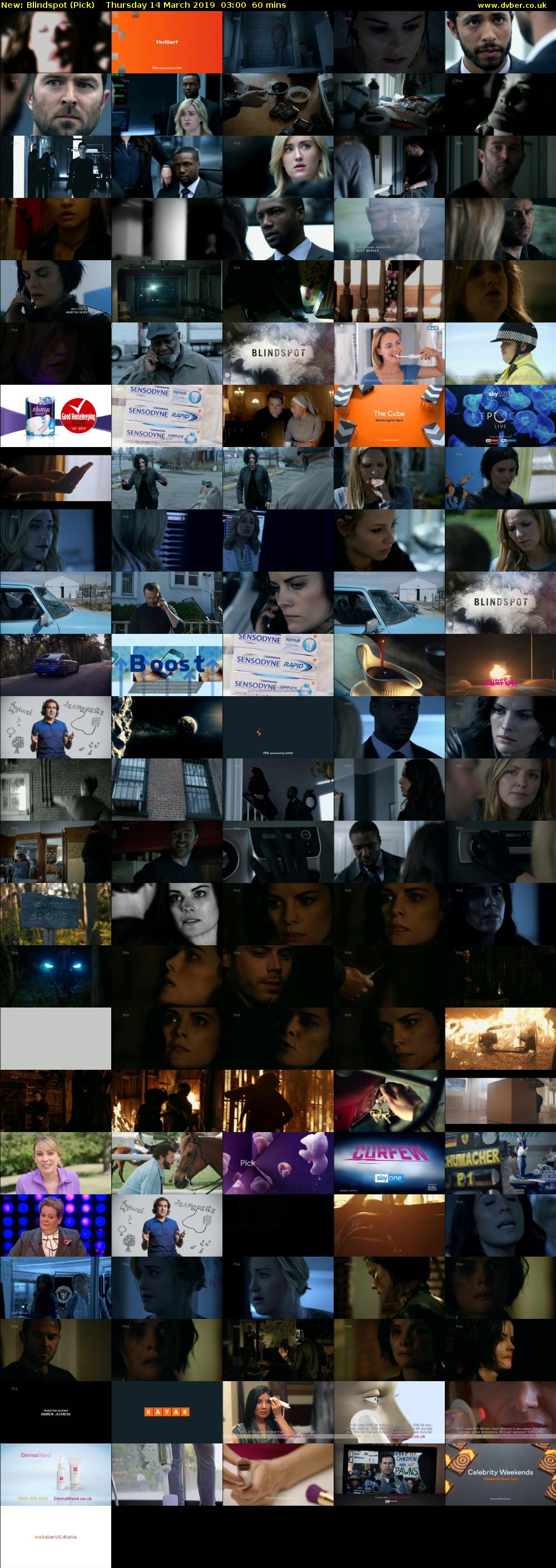 Blindspot (Pick) Thursday 14 March 2019 03:00 - 04:00
