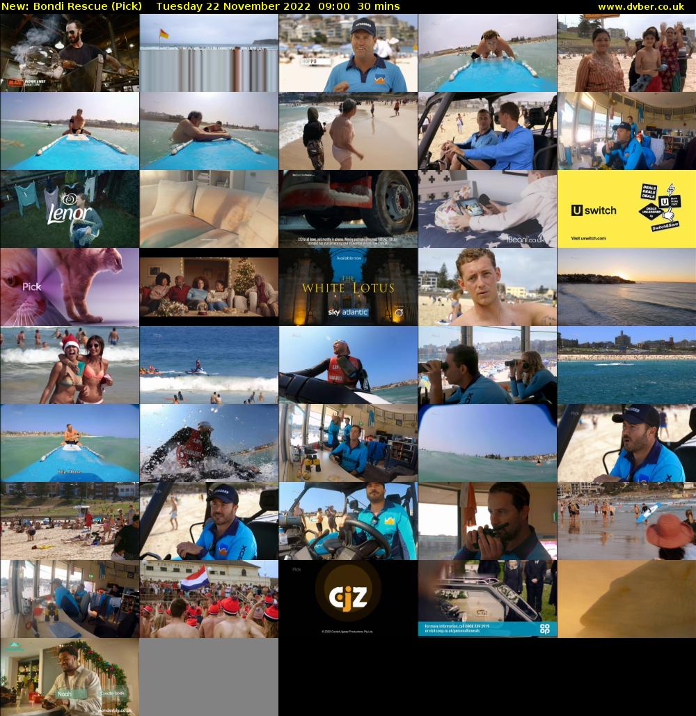 Bondi Rescue (Pick) Tuesday 22 November 2022 09:00 - 09:30