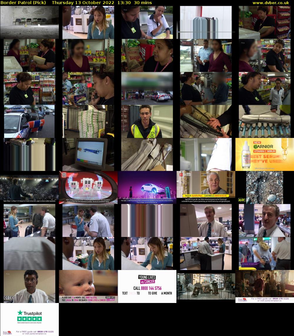 Border Patrol (Pick) Thursday 13 October 2022 13:30 - 14:00