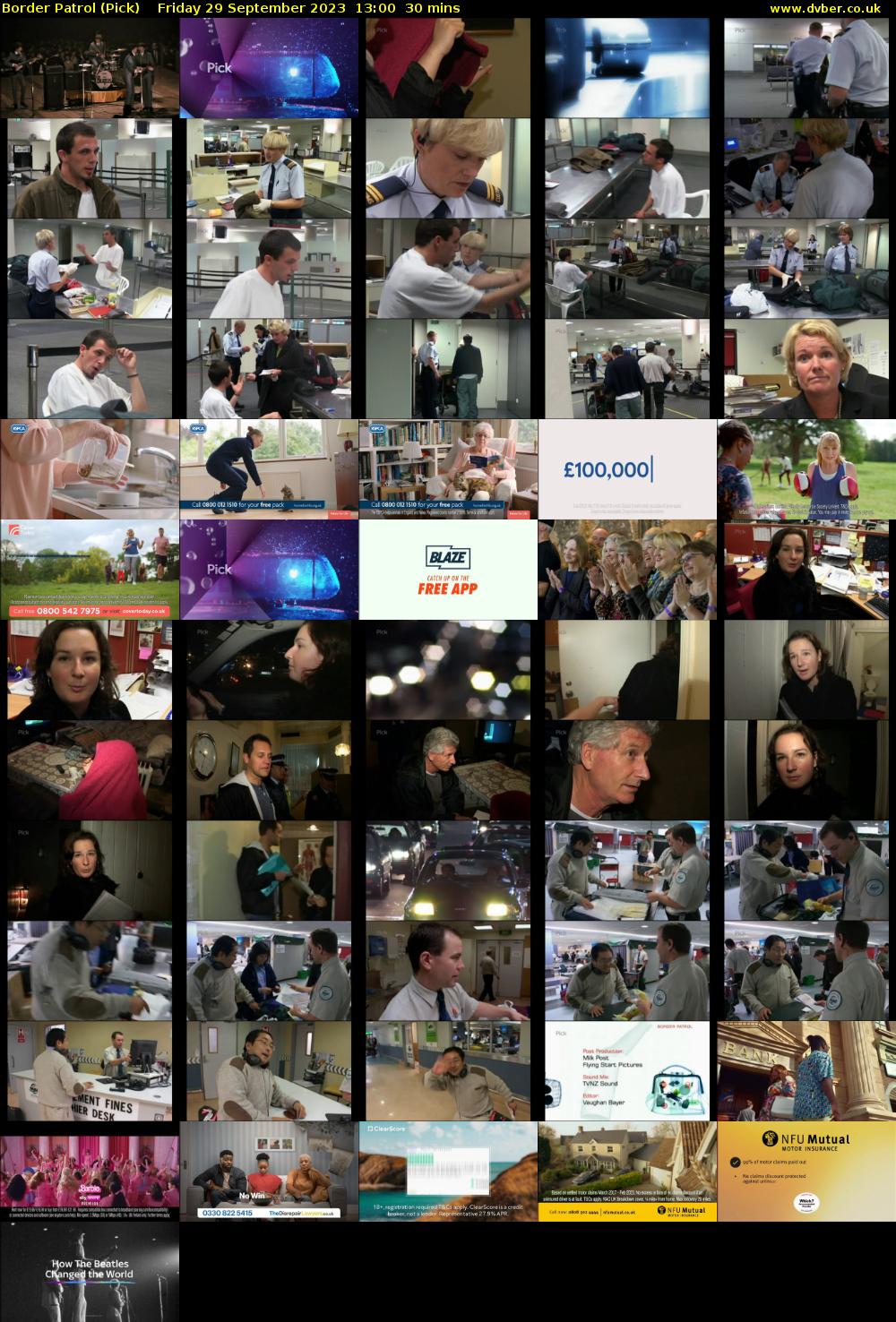 Border Patrol (Pick) Friday 29 September 2023 13:00 - 13:30