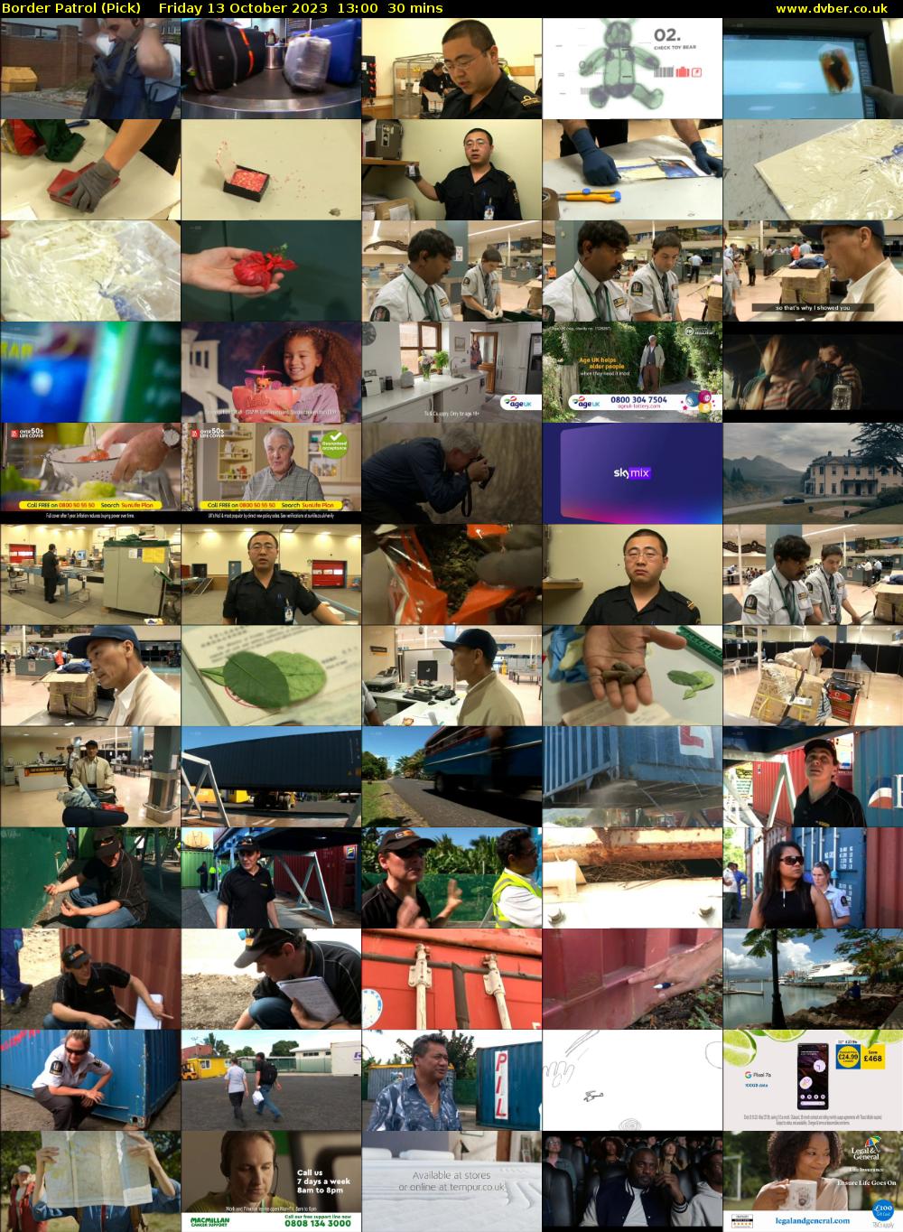 Border Patrol (Pick) Friday 13 October 2023 13:00 - 13:30