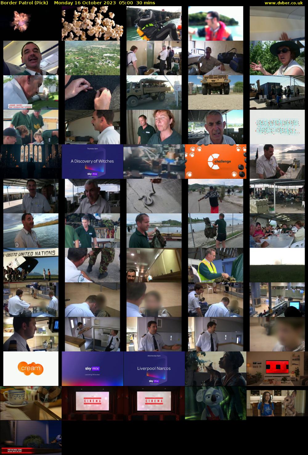 Border Patrol (Pick) Monday 16 October 2023 05:00 - 05:30