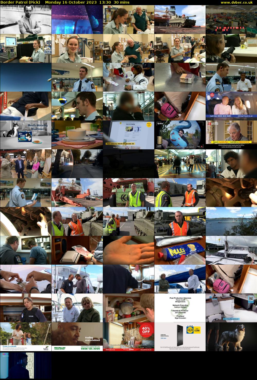 Border Patrol (Pick) Monday 16 October 2023 13:30 - 14:00