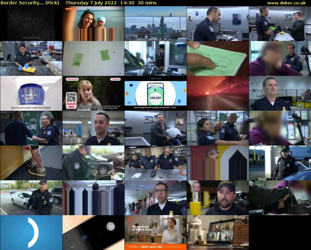 Border Security... (Pick) Thursday 7 July 2022 14:30 - 15:00