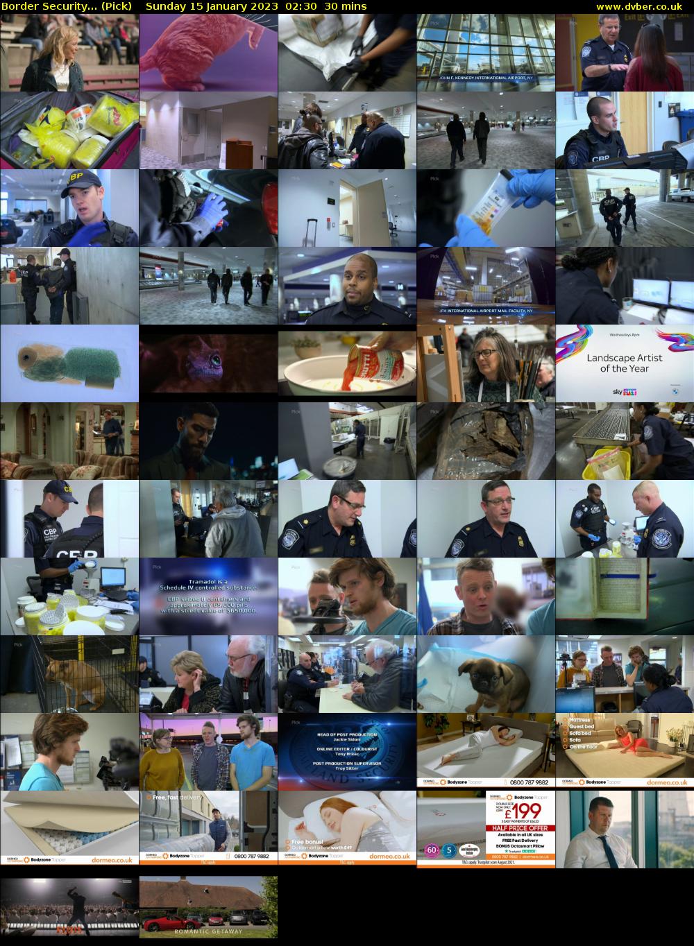 Border Security... (Pick) Sunday 15 January 2023 02:30 - 03:00