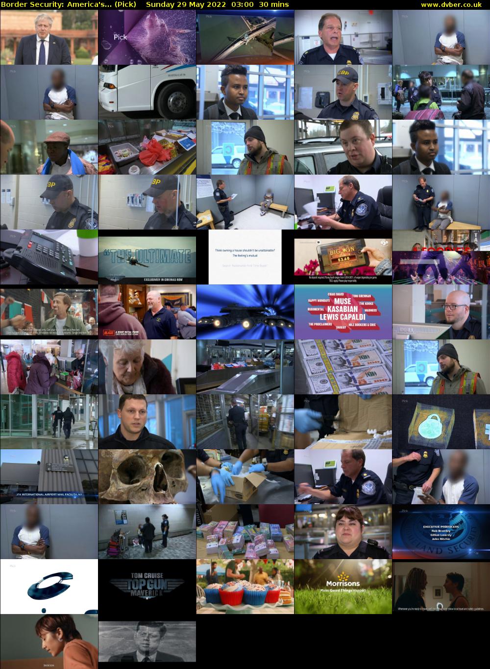 Border Security: America's... (Pick) Sunday 29 May 2022 03:00 - 03:30