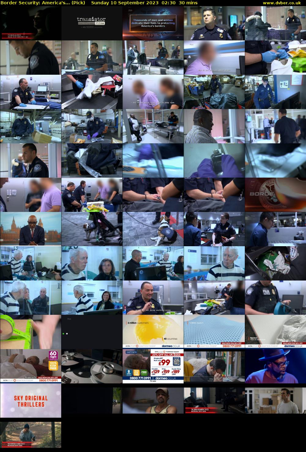 Border Security: America's... (Pick) Sunday 10 September 2023 02:30 - 03:00