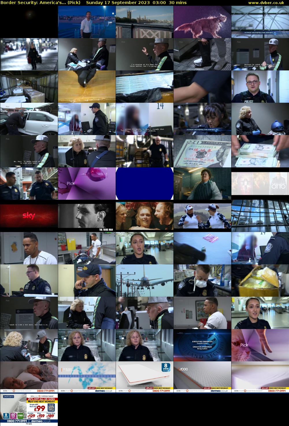 Border Security: America's... (Pick) Sunday 17 September 2023 03:00 - 03:30