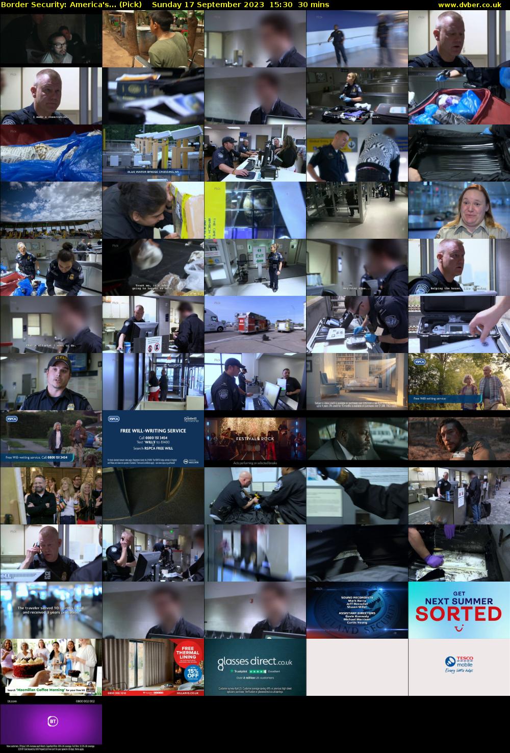 Border Security: America's... (Pick) Sunday 17 September 2023 15:30 - 16:00