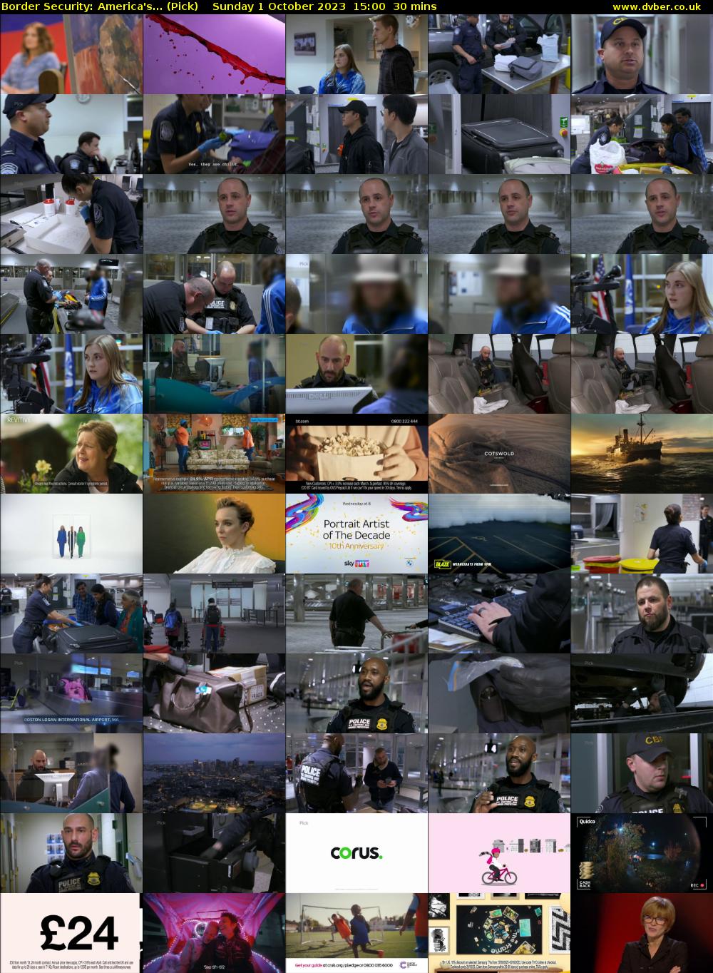 Border Security: America's... (Pick) Sunday 1 October 2023 15:00 - 15:30