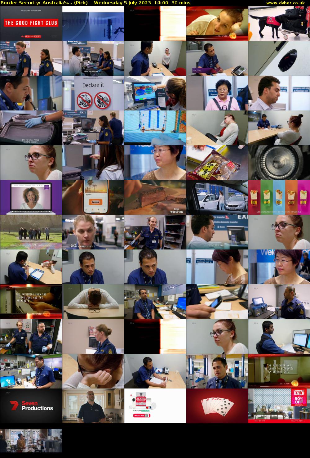 Border Security: Australia's... (Pick) Wednesday 5 July 2023 14:00 - 14:30