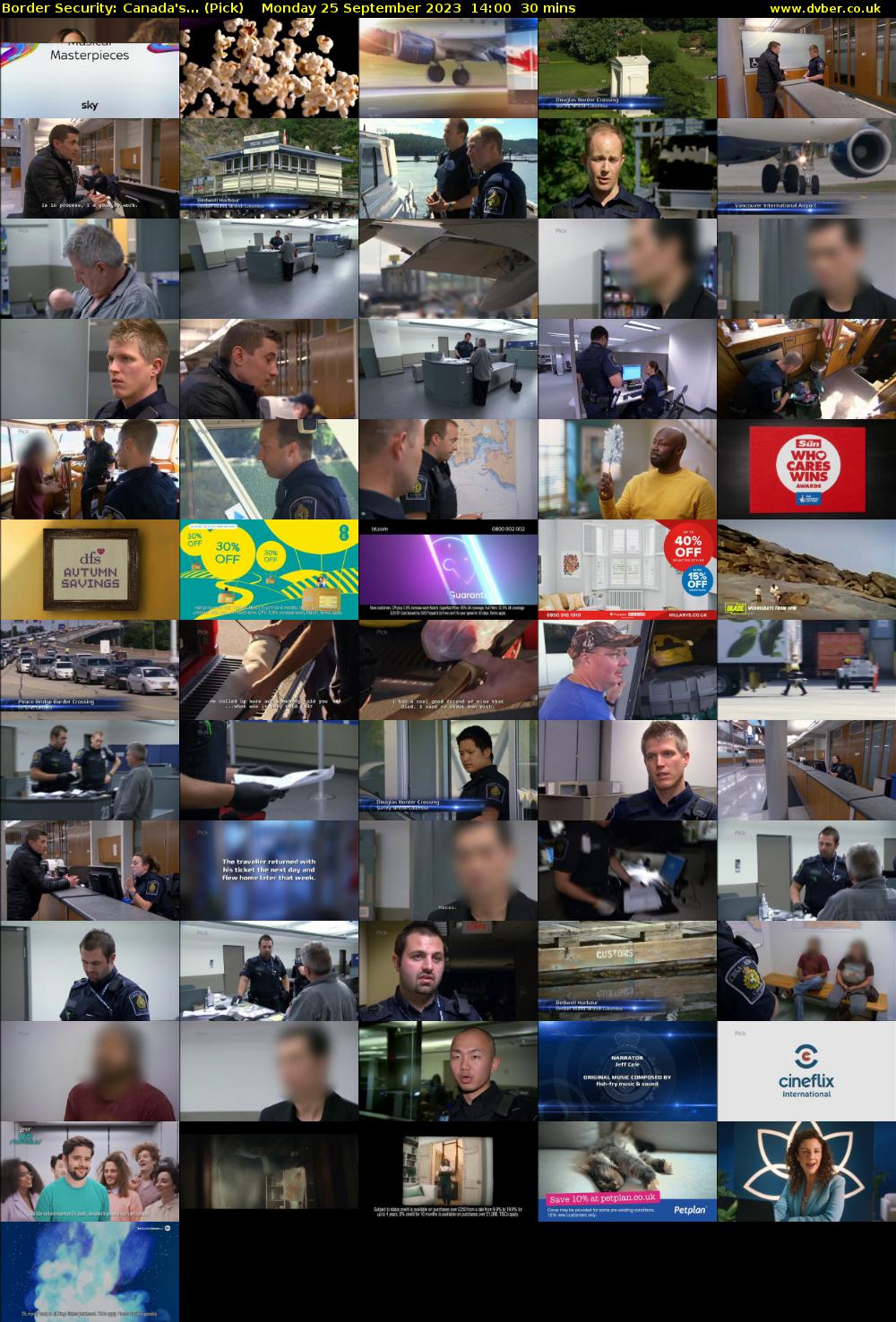Border Security: Canada's... (Pick) Monday 25 September 2023 14:00 - 14:30