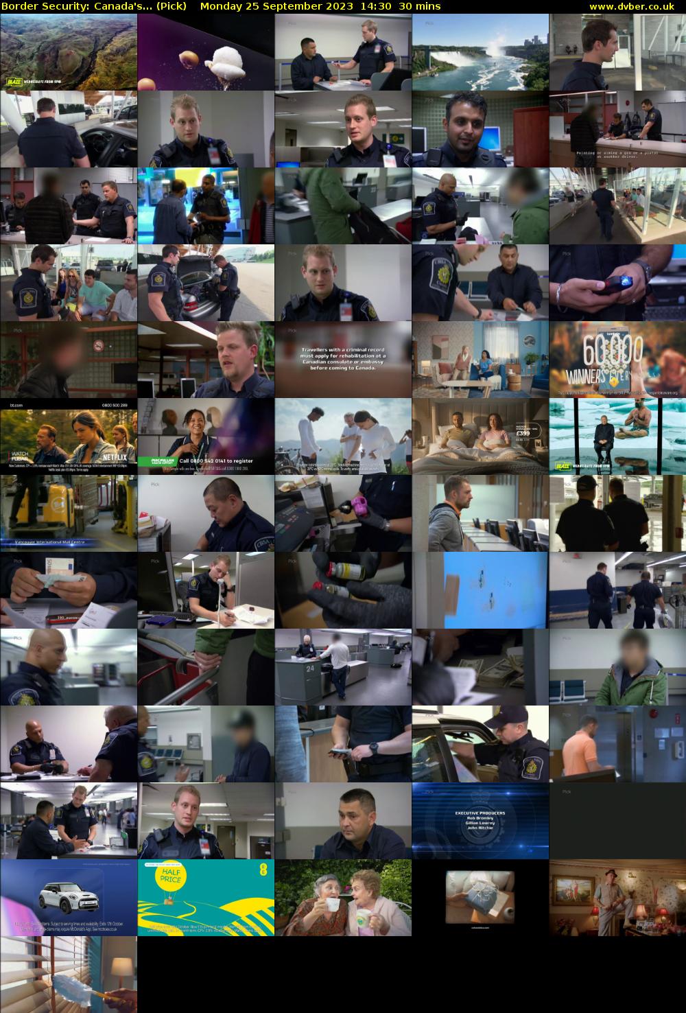 Border Security: Canada's... (Pick) Monday 25 September 2023 14:30 - 15:00