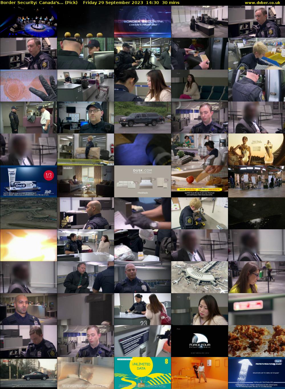 Border Security: Canada's... (Pick) Friday 29 September 2023 14:30 - 15:00