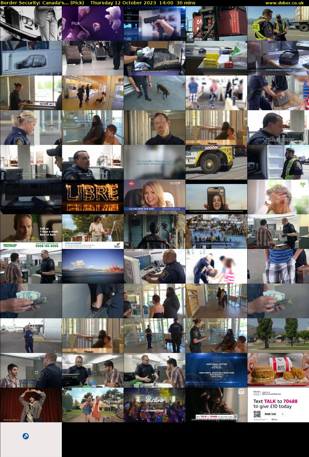 Border Security: Canada's... (Pick) Thursday 12 October 2023 14:00 - 14:30