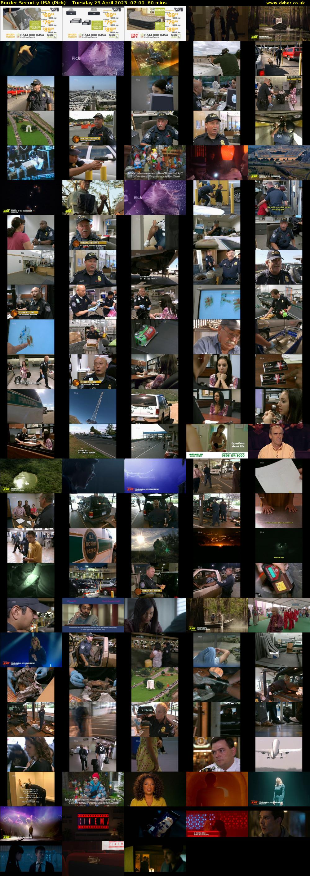 Border Security USA (Pick) Tuesday 25 April 2023 07:00 - 08:00