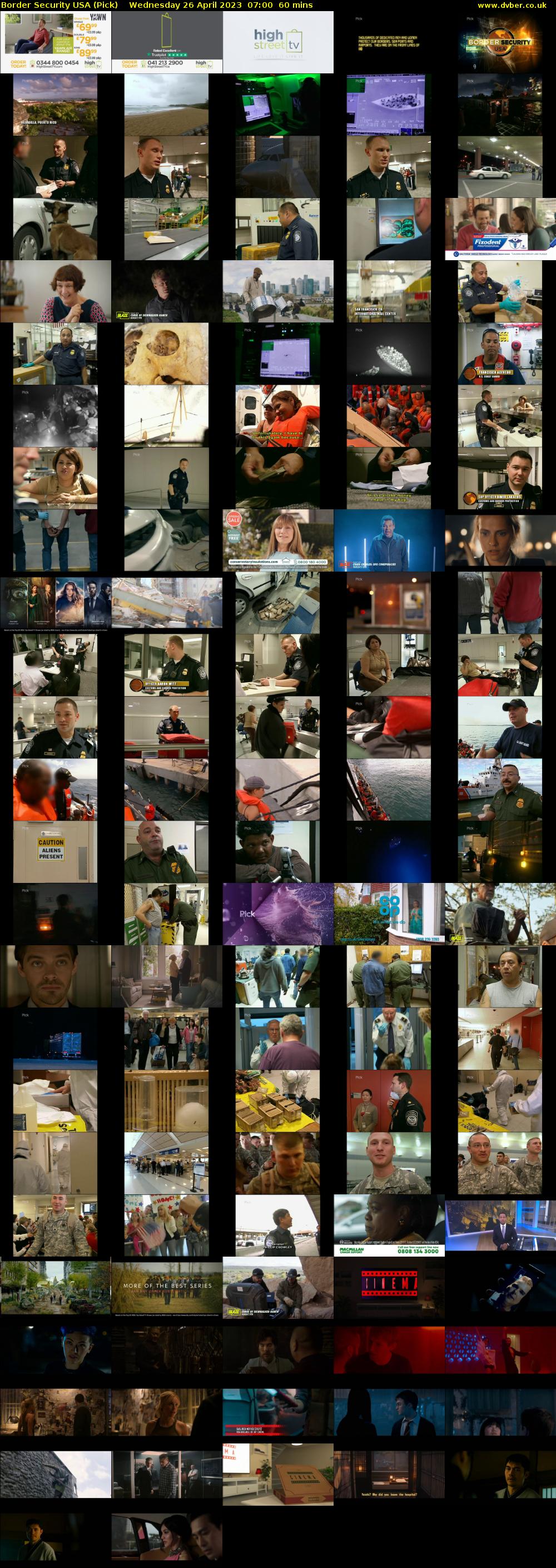 Border Security USA (Pick) Wednesday 26 April 2023 07:00 - 08:00
