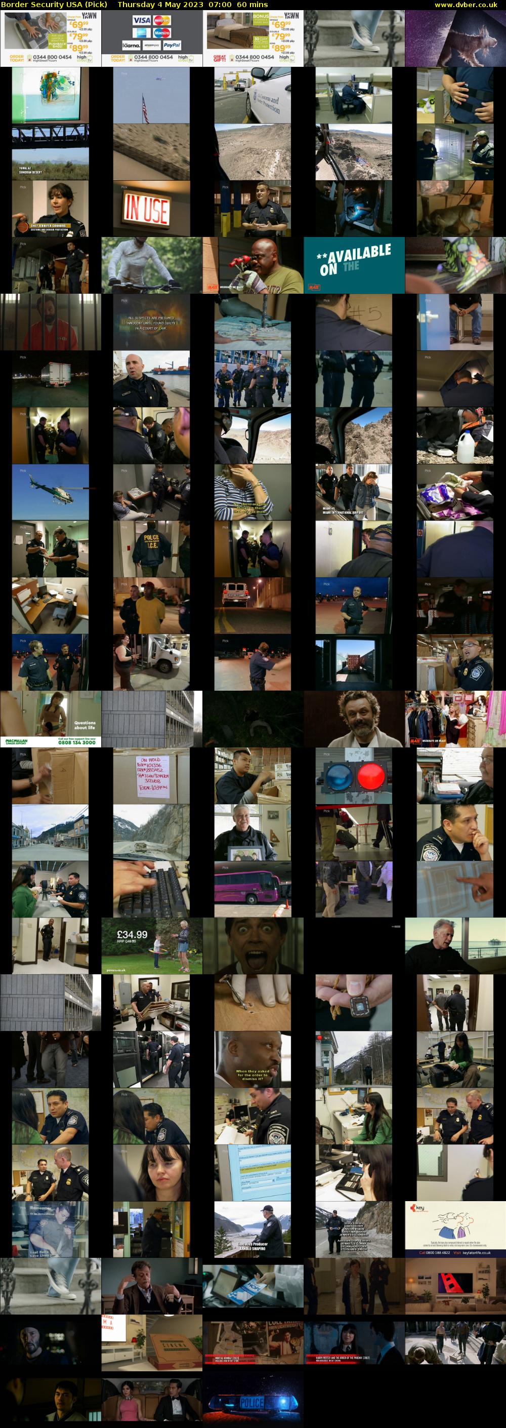 Border Security USA (Pick) Thursday 4 May 2023 07:00 - 08:00