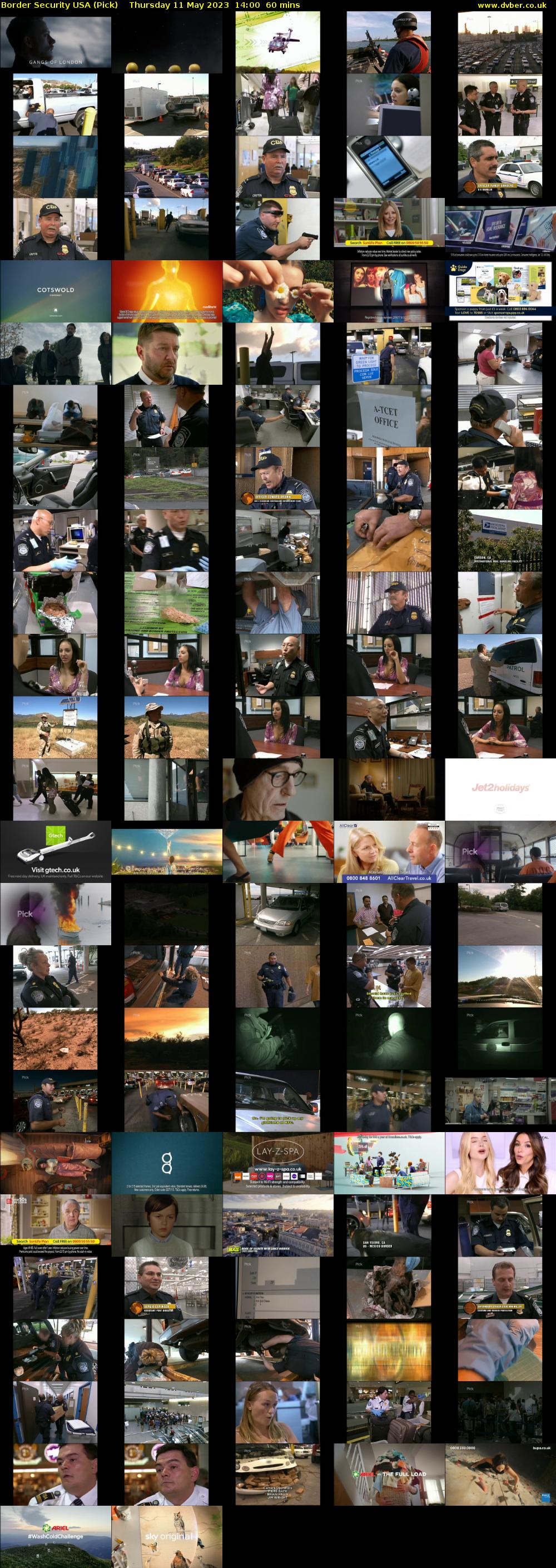 Border Security USA (Pick) Thursday 11 May 2023 14:00 - 15:00