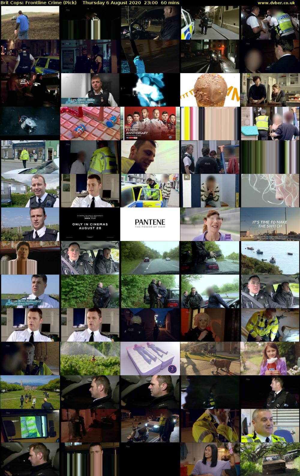Brit Cops: Frontline Crime (Pick) Thursday 6 August 2020 23:00 - 00:00