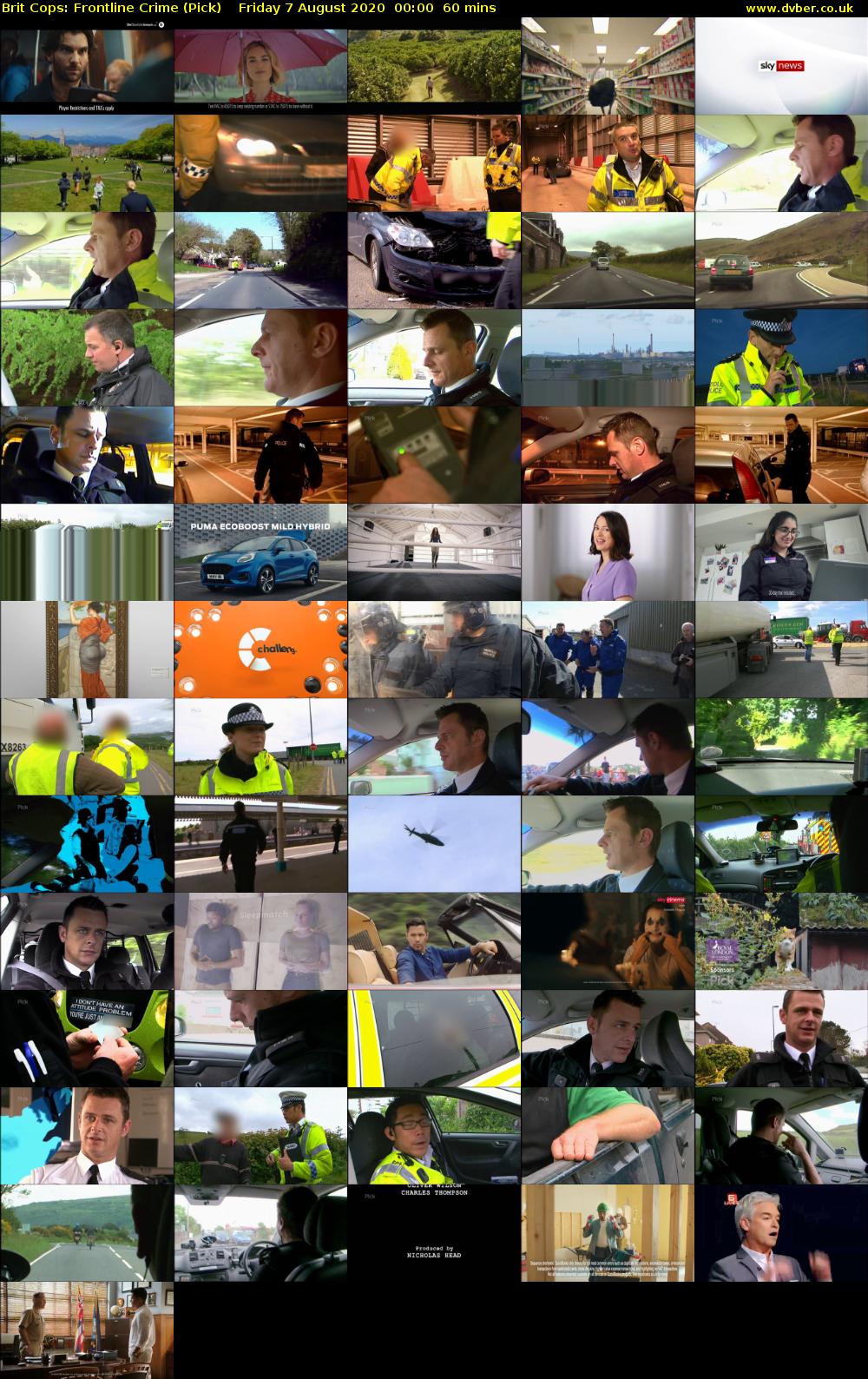 Brit Cops: Frontline Crime (Pick) Friday 7 August 2020 00:00 - 01:00